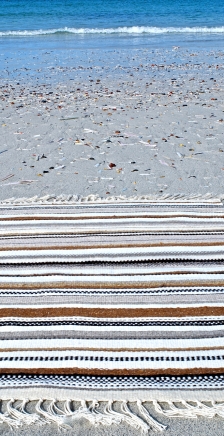 These Isles rug stripes bookmark