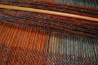 Harbour shawl weft on shuttle (1)